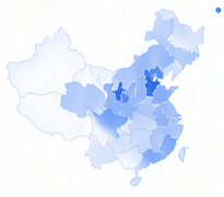作废门店分布地图